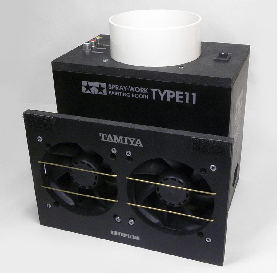 あらら:11式自作塗装ブース 改